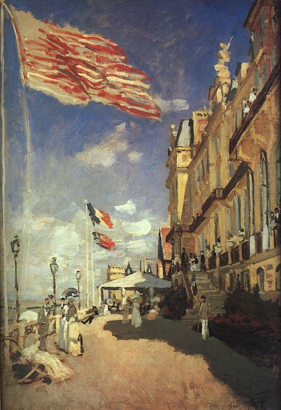 Claude Monet The Hotel des Roches Noires at Trouville china oil painting image